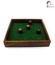 Home Sparkle 4 Dice With Square Tray Game