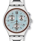 Swatch Aspirations Sky Blue-Brown Watch