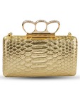 Cappucino Golden Snake Finish Clutch