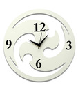 Panache Trendy White Chakri Wall Clock
