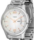 Timex Pristine Silver Round Dial Watch