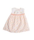 Isabelle Orange Sleeveless Frock For Kids