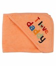 Advance Baby I Love Daddy Towel - Peach