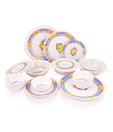 Sarvamangalam Classy White Dinner Set - 32 Pcs