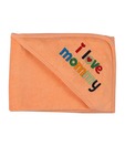 Advance Baby I Love Mommy Towel - Peach