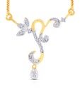 Asmi Diamond Studded Ethnic Gold Mangalsutra