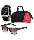PCBC Trendy Watch, Sunglasses & Duffle Bag Combo