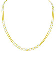 Mi Pearls Fashionable Pearls Gold Chain