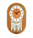 Ajanta Orange Wall Clock