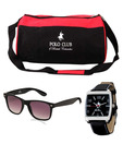 PCBC Smart Watch, Sunglasses & Gym Bag Combo