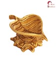 Home Sparkle Leaf Diya Statue