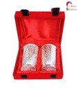 Home Sparkle Silver Plated Glasses - Set Of 2