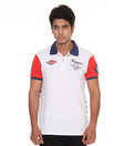 Raves Red & White Polo T-Shirt