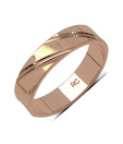 Johareez Gold Plated Stainless Steel Band Ring