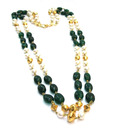 Magan Pearls Fancy Pearl Adorned Necklace