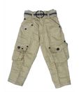 Jazzup Beige Cargo Pants For Kids