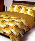 Bombay Dyeing Elegant Dream Flower Double Bed Sheet Set