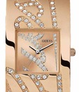 Guess Studded Rose Gold Watch