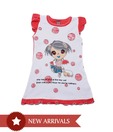 Isabelle Pretty Red Frock For Kids