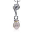 Ziveg Pretty Peach Pearl Pendant