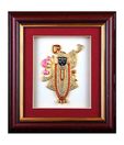 Forever Divine Shrinathji Gold & Austrian Chaton Adorned Frame