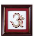 Forever Divine Om Austrian Chaton Adorned Frame