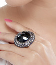 Pari Black Stone Ring