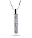Revlis CZ Pilar Style 92.5 Sterling Silver Pendant