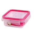Princeware CNS Square Container 260 ML (Pink)