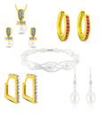 Jpearls Pearl Laden Pretty Jewellery Combo