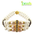 Jpearls 3 String Pearl Bracelet