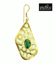 Piebee Golden Onyx Earrings