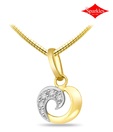 Sparkles Apple Diamond Pendant