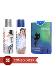 Spykar Deo-150 ml Each(Indulgence + Passionate) + Pocket Perfume-20 ml(Scoops Rider)
