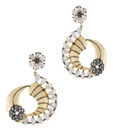Styleos Intricate Crystal Diva Earrings