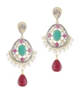 Styleos Royal Multi-Coloured Gem Earrings