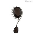 Zevrat Stylish Smoky Topaz Pendant