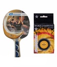 Donic Young Champ 300 Table  Tennis Racket + 1 Box Of Donic  One Star Table Tennis Balls (6 ..