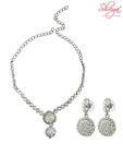 Shriya Swirl Round Necklace Set With Free Earrings
