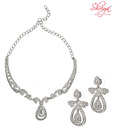 Shriya Drop Pendant Necklace Set With Free Earrings