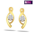 Surat Diamond 0.75ct Trendy Diamond White Gold Earring