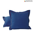 Swayam Blue Plain Cushion Cover Set