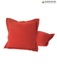 Swayam Red Plain Cushion Cover Set