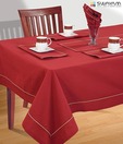 Swayam Maroon Plain Table Sheet