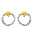 Sparkles Alluring Diamond & Gold Earrings