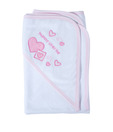 Tollyjoy Hooded Bath Towel-Pink For Kids