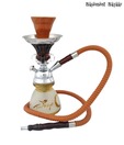 Basement Bazaar Brown & White Hookah