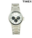 Timex Sleek White Dial Watch