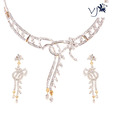 Vatika Stunning CZ Necklace Set