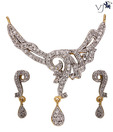 Vatika Charming American Diamond Mangalsutra Pendant Set